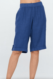 Focus Clothing Linen Bermuda Pants (L-674) - Robin Boutique-Boutique 