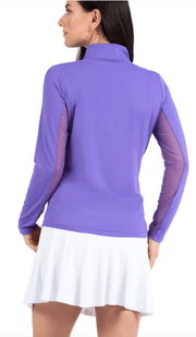 IbKul Solid Long Sleeve Mock Neck Top - 80000 - Robin Boutique-Boutique 