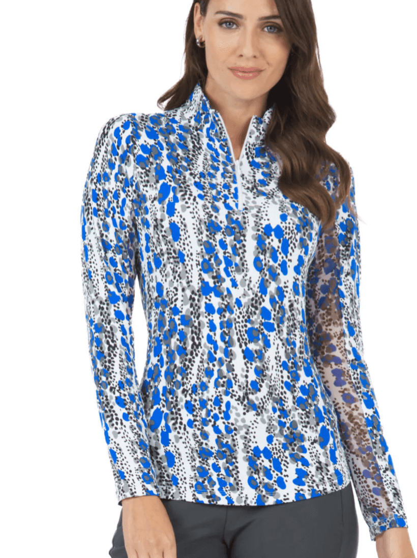 Long Sleeve Mock Neck Top ibkul - Robin Boutique-Boutique 