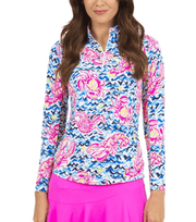 Long Sleeve Mock Neck Top ibkul - Robin Boutique-Boutique 