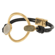 Oval Leather Bracelet - Robin Boutique-Boutique 