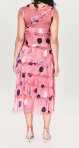 Maxi Sleeveless Dress with Polka Dots - Robin Boutique-Boutique 