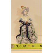 Whimsical magical trinket small box. Handmade box with crochet and crystal topper. - Robin Boutique-Boutique 