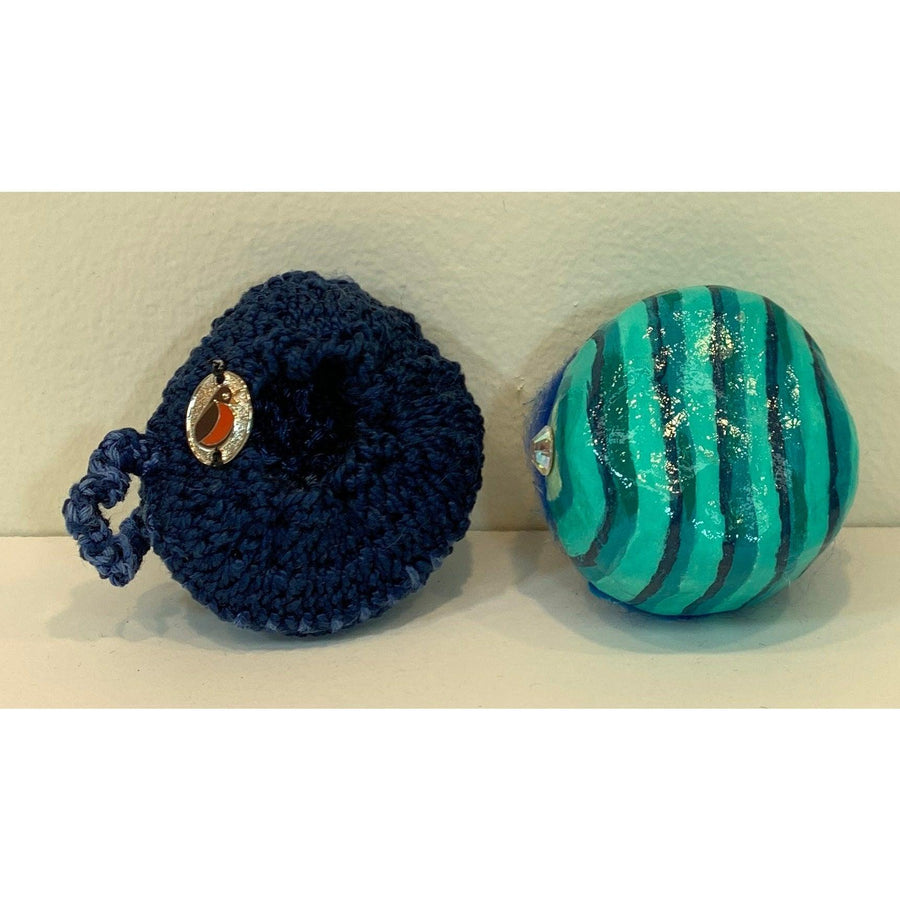 Whimsical magical trinket small jewelry box. Handmade box with crochet and crystal topper. Wedding or anniversary gift box. - Robin Boutique-Boutique 