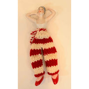 Whimsical magical vintage half porcelain doll into a 20’s variation doll. Hand knit. She would make a wonderful gift. - Robin Boutique-Boutique 