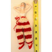 Whimsical magical vintage half porcelain doll into a 20’s variation doll. Hand knit. She would make a wonderful gift. - Robin Boutique-Boutique 
