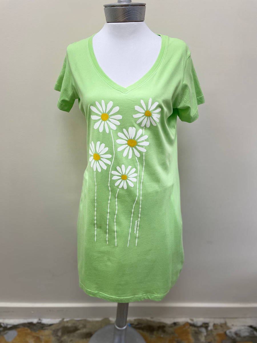 V-Neck Tee Shirt Dress - Robin Boutique-Boutique 