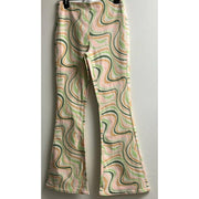 Psychedelic Bell Bottom Stretch Pants - Robin Boutique-Boutique 