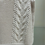 Natural Cotton Aran Cable Knit Tank Top - Robin Boutique-Boutique 