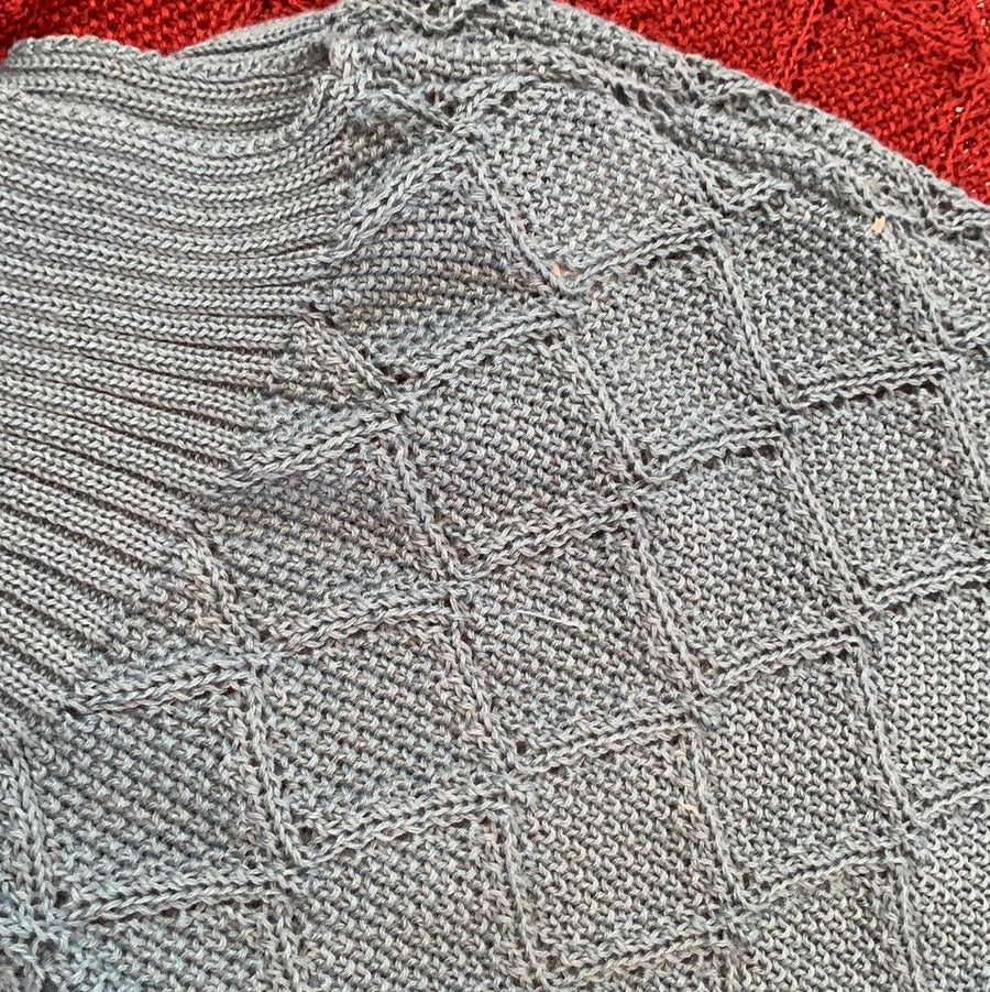 Lattice Fine Knit Sleeveless Top - Robin Boutique-Boutique 