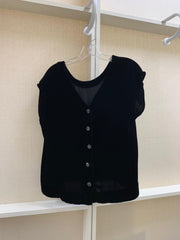 Cut Loose Velvet Reversible Vest - Robin Boutique-Boutique 