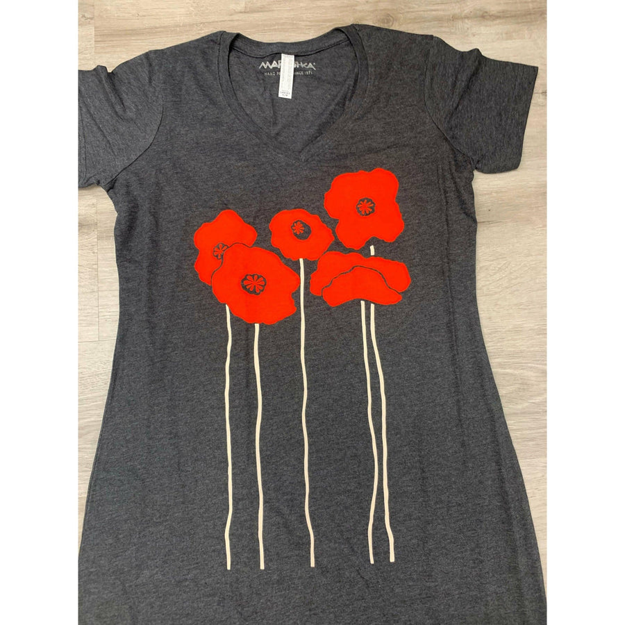 V-Neck Tee Shirt Dress - Robin Boutique-Boutique 