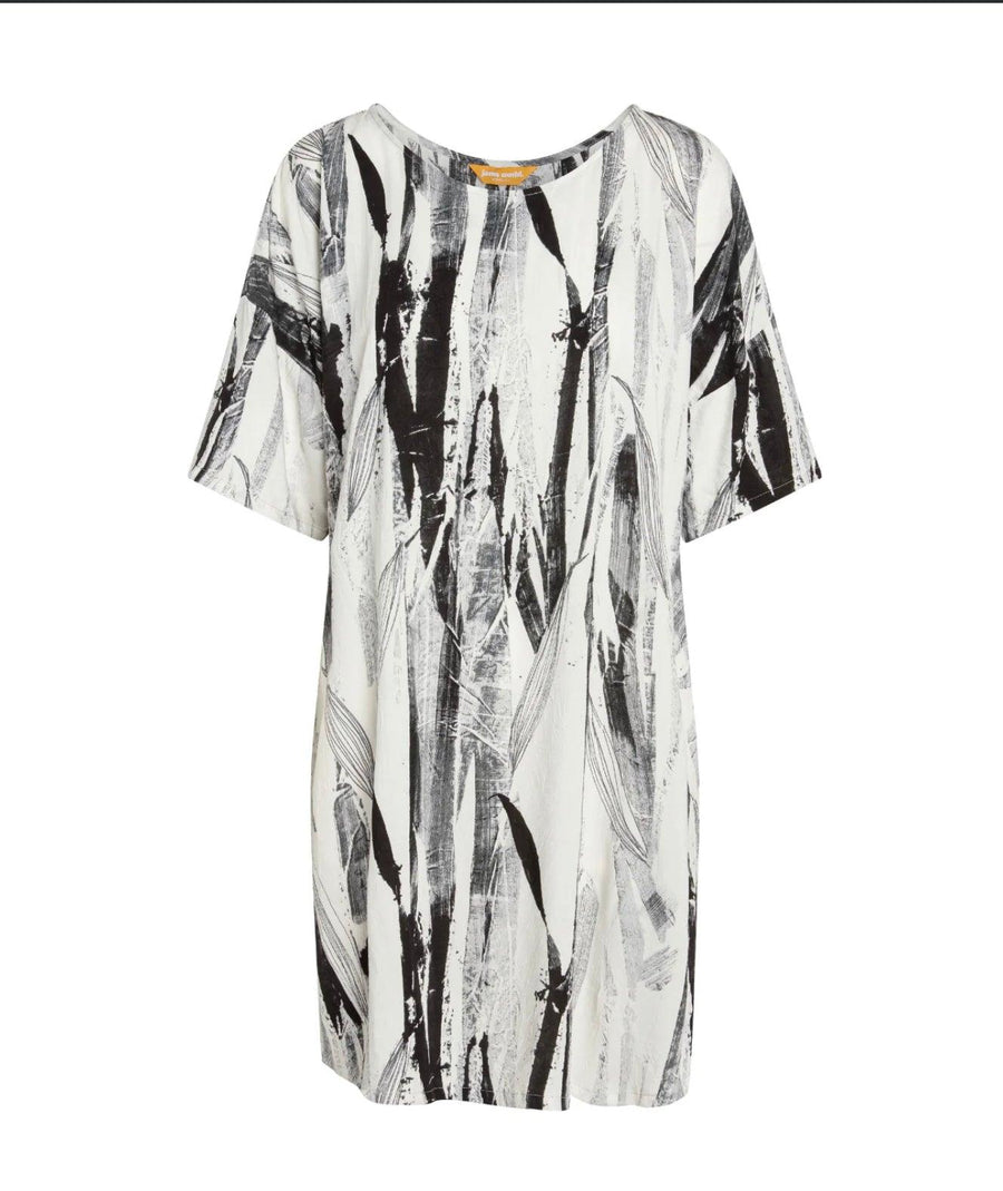 Jams World T Shirt Dress Lucky Bamboo Black W3130 - Robin Boutique-Boutique 