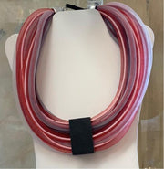 Christina Brampti Multi Strand Necklace with Aluminum Tube 1969 - Robin Boutique-Boutique 