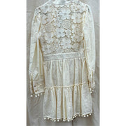 Gorgeous Lace Appliqued and pom pom dress by Beulah - Robin Boutique-Boutique 