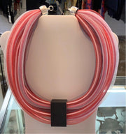 Christina Brampti Multi Strand Necklace with Aluminum Tube 1969 - Robin Boutique-Boutique 