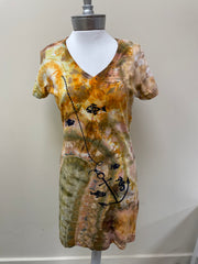 V-Neck Tee Shirt Dress - Robin Boutique-Boutique 