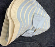 C.C Beanie Ribbon Fold Over Travel Sun Hat DA3 - Robin Boutique-Boutique 